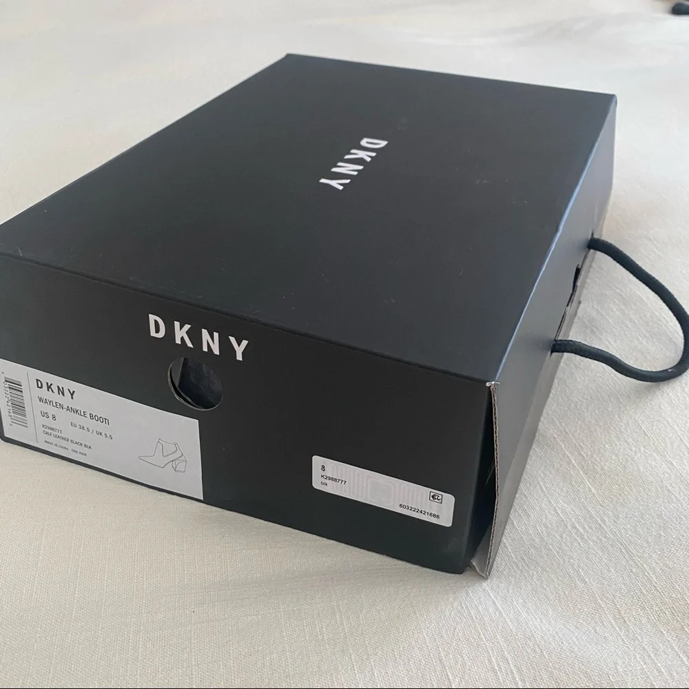 DKNY Black Booties. New in Box - Picture 7 of 10